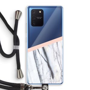 A touch of peach: Samsung Galaxy Note 10 Lite Transparant Hoesje met koord