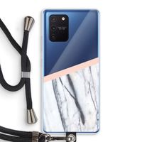 A touch of peach: Samsung Galaxy Note 10 Lite Transparant Hoesje met koord