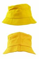 Vissershoedje geel