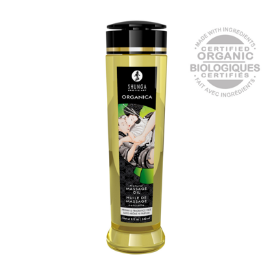 Shunga Organica Massage Oil - Natuur - 8 fl oz / 240 ml