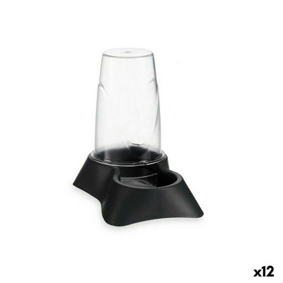 Dierenvoederbak Mascow 87847 87847 Transparant Antraciet Polypropyleen 650 ml 12,5 x 18 x 19 cm