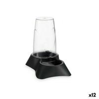 Dierenvoederbak Mascow 87847 87847 Transparant Antraciet Polypropyleen 650 ml 12,5 x 18 x 19 cm