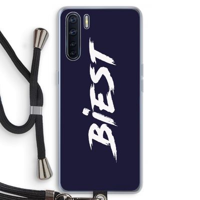 Biest: Oppo A91 Transparant Hoesje met koord