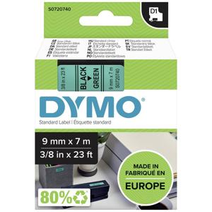 Labeltape DYMO D1 40919 Polyester Tapekleur: Groen Tekstkleur:Zwart 9 mm 7 m