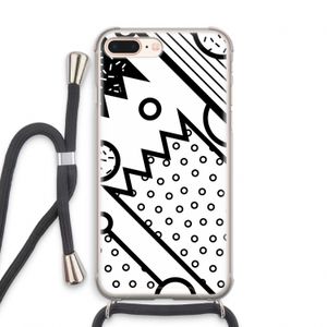 Pop Art #4: iPhone 7 PLUS Transparant Hoesje met koord