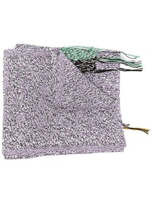OAMC écharpe Astral à détail de patch - Violet