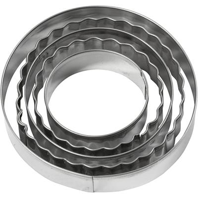 Creativ Company Uitsteekvormen, cirkel, 5st.