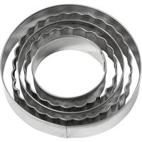 Creativ Company Uitsteekvormen, cirkel, 5st.
