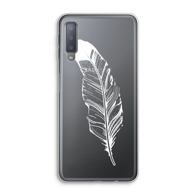 Pluim: Samsung Galaxy A7 (2018) Transparant Hoesje