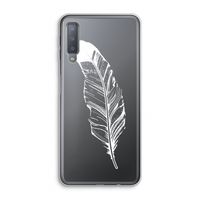 Pluim: Samsung Galaxy A7 (2018) Transparant Hoesje