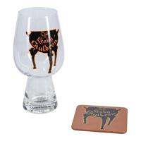 Paladone Leaky Cauldron Glass and Coaster Set Transparant 1 stuk(s) 550 ml - thumbnail