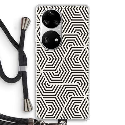 Magic pattern: Huawei P50 Pro Transparant Hoesje met koord