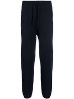 Emporio Armani pantalon droit en maille - Bleu