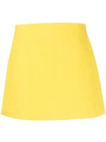 P.A.R.O.S.H. minijupe matelassée à taille haute - Jaune