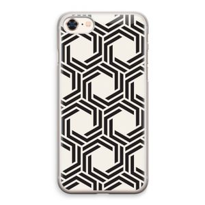 Geometrisch patroon: iPhone 8 Transparant Hoesje