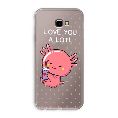 Love You A Lotl: Samsung Galaxy J4 Plus Transparant Hoesje