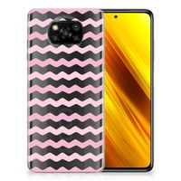 Xiaomi Poco X3 | Poco X3 Pro TPU bumper Waves Roze