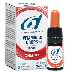 6d Sports Nutrition Vitamin D3 Drops Cherry 5ml