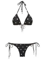 Amir Slama bikini à pois - Noir