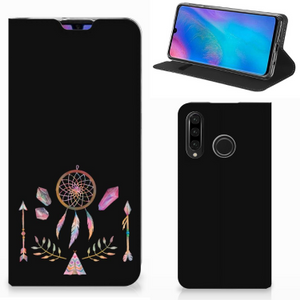 Huawei P30 Lite New Edition Magnet Case Boho Dreamcatcher