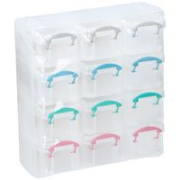 Opbergbox/hobby sorteerdoos 12 vaks 20 x 22 cm Opbergbox/hobby sorteerdoos 12 vaks 20 x 22 cm