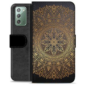 Samsung Galaxy Note20 Premium Portemonnee Hoesje - Mandala