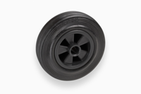 Metafranc Wiel Rubber 125Mm Pvc Zw W - WU0810070