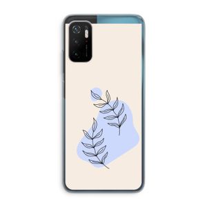 Leaf me if you can: Xiaomi Poco M3 Pro 5G Transparant Hoesje
