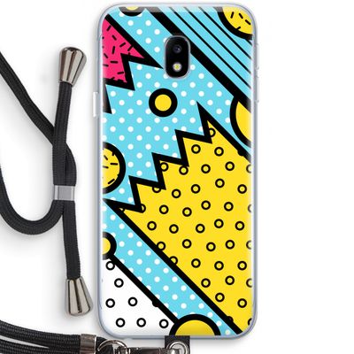 Pop Art #1: Samsung Galaxy J3 (2017) Transparant Hoesje met koord