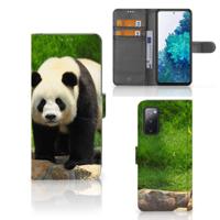 Samsung Galaxy S20 FE | Telefoonhoesje | Met pasjeshouder | Panda