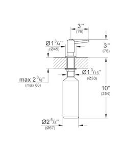 GROHE 40536 000 zeepdispenser 0,4 l Chroom