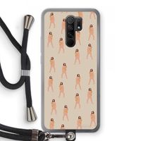 You're so golden: Xiaomi Redmi 9 Transparant Hoesje met koord