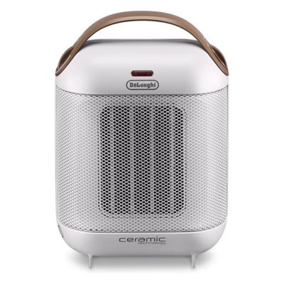 Delonghi hfx30c18.iw keramische kachel wit/bruin