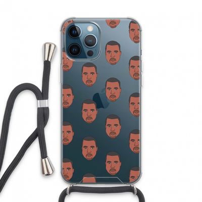 Kanye Call Me?: iPhone 13 Pro Max Transparant Hoesje met koord