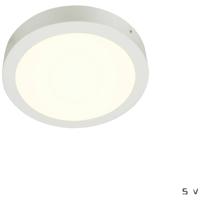 SLV 1004702 SENSER 24 LED-plafondlamp LED vast ingebouwd 15 W Wit