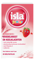 Isla Junior keelpastilles aardbei 20 Pastilles