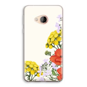 Wilde bloemen: HTC U Play Transparant Hoesje