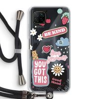 Positivity: Huawei P40 Lite Transparant Hoesje met koord