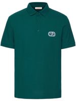 Valentino Garavani polo à détail VLogo Signature - Vert