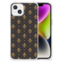 iPhone 14 Doorzichtige Silicone Hoesje Franse Lelie