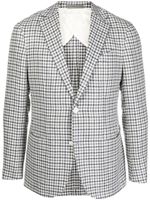 Corneliani blazer à motif pied-de-poule - Multicolore