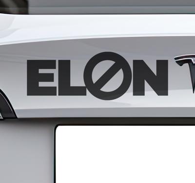 Elon nee autosticker