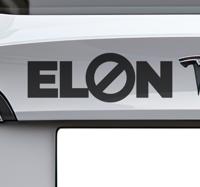 Elon nee autosticker