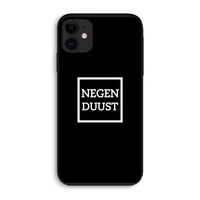 Negenduust black: iPhone 11 Biologisch afbreekbaar hoesje