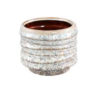 PTMD bloempot hindouy crème 14 cm | 18 stuks