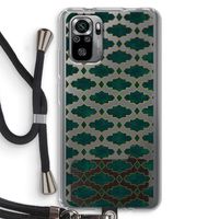Moroccan tiles: Xiaomi Redmi Note 10S Transparant Hoesje met koord