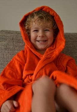 Oranje badjas kids - Yep kinderbadjas - 2 jaar