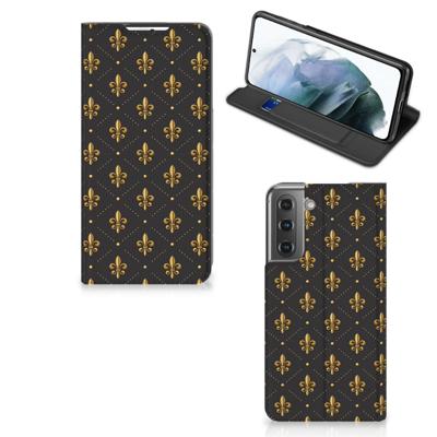 Samsung Galaxy S21 FE | Hoesje met Magneet | Franse Lelie