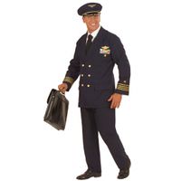 Piloot kostuum voor heren/mannen - thumbnail