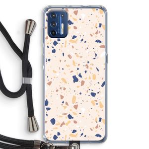 Terrazzo N°23: Motorola Moto G9 Plus Transparant Hoesje met koord